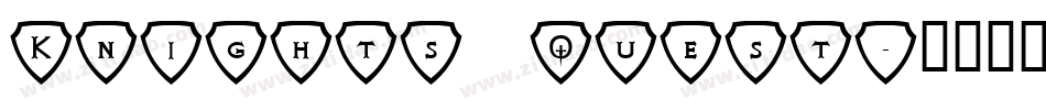 Knights Quest字体转换
